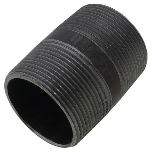 Main product image of 2-1/2" x 3-1/2" Schedule 80 Heavy Duty Black Nipple
