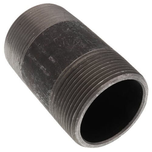 Main product image of 2-1/2" x 4-1/2" Schedule 80 Heavy Duty Black Nipple