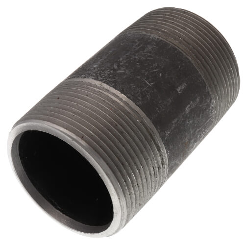 Main product image of 2-1/2" x 4-1/2" Schedule 80 Heavy Duty Black Nipple