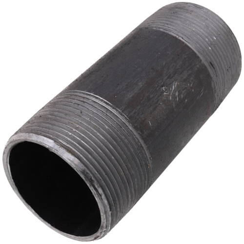Main product image of 2-1/2" x 6" Schedule 80 Heavy Duty Black Nipple