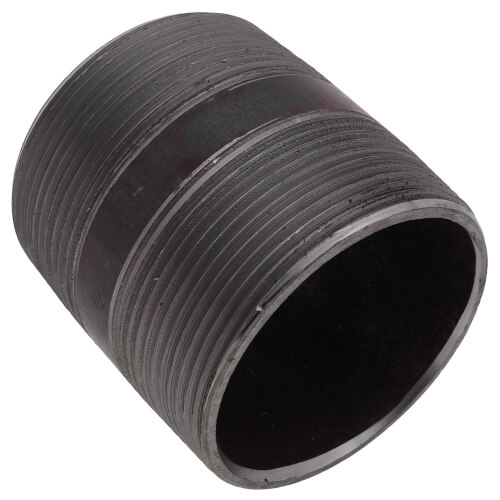 Main product image of 3" x 3-1/2" Schedule 80 Heavy Duty Black Nipple