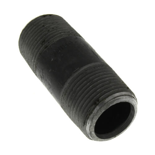 Main product image of 3/4" x 2-1/2" Schedule 80 Heavy Duty Black Nipple