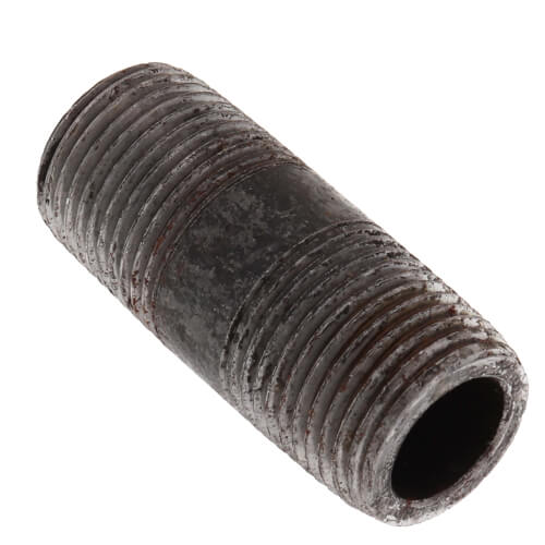 Main product image of 3/8" x 1-1/2" Schedule 80 Heavy Duty Black Nipple