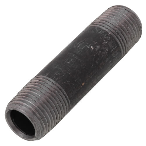 Main product image of 3/8" x 2-1/2" Schedule 80 Heavy Duty Black Nipple