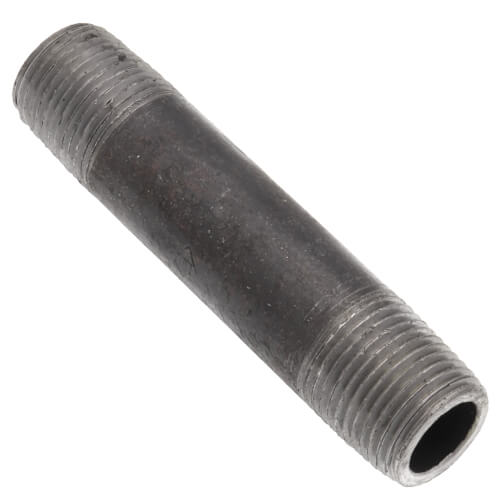 Main product image of 3/8" x 3" Schedule 80 Heavy Duty Black Nipple