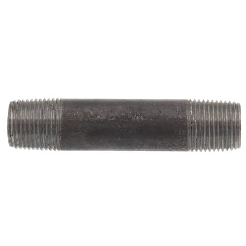 Main product image of 3/8" x 3" Schedule 80 Heavy Duty Black Nipple