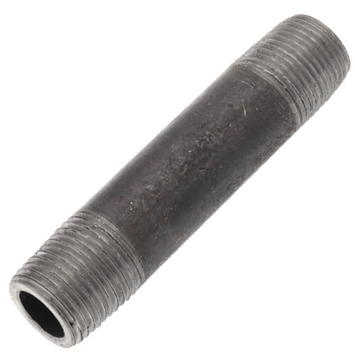 Main product image of 3/8" x 3" Schedule 80 Heavy Duty Black Nipple