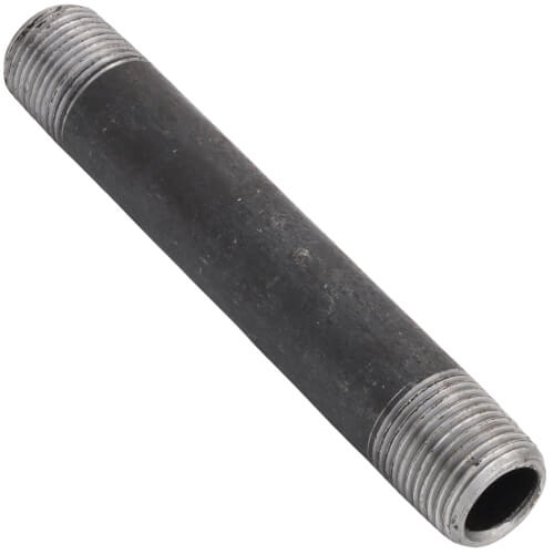 Main product image of 3/8" x 4" Schedule 80 Heavy Duty Black Nipple