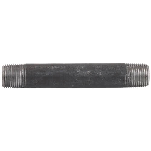 Main product image of 3/8" x 4" Schedule 80 Heavy Duty Black Nipple