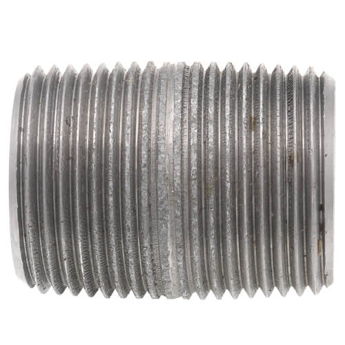 Main product image of 3/4" x Close Schedule 80 Heavy Duty Galvanized Nipple