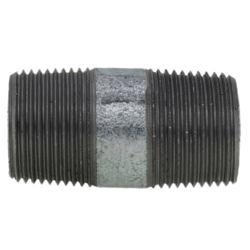 Main product image of 3/4" x 2" Schedule 80 Heavy Duty Galvanized Nipple