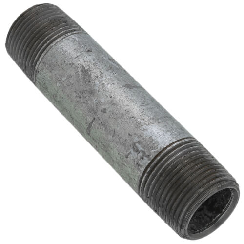 Main product image of 3/4" x 4" Schedule 80 Heavy Duty Galvanized Nipple