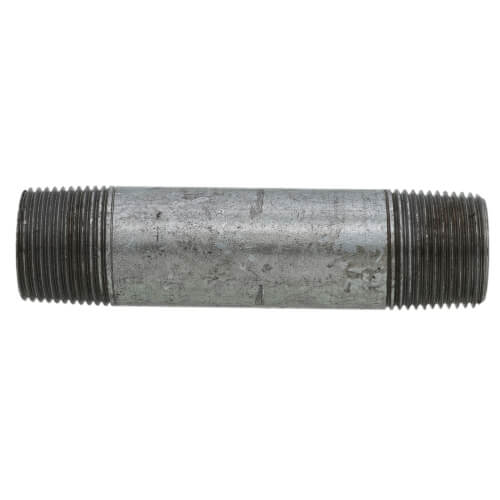 Main product image of 3/4" x 4" Schedule 80 Heavy Duty Galvanized Nipple