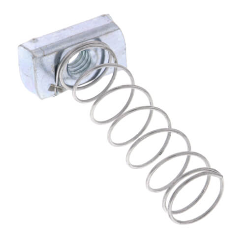 Main product image of 3/8" Zinc Strut Nut (Regular Spring)
