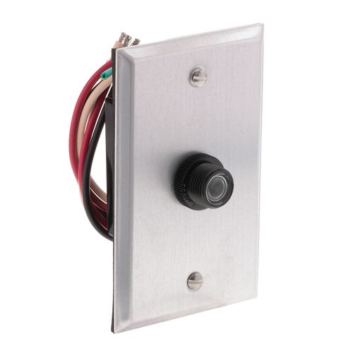 Main product image of Electronic Photocontrol Button with Wallplate, 0.5W, 105-305V AC, ZB124WP