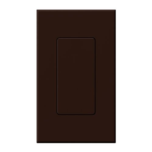 Main product image of Nova T Blank Insert for Architectural Matte Wall Plates, Single Gang Wall Plate Included, Brown