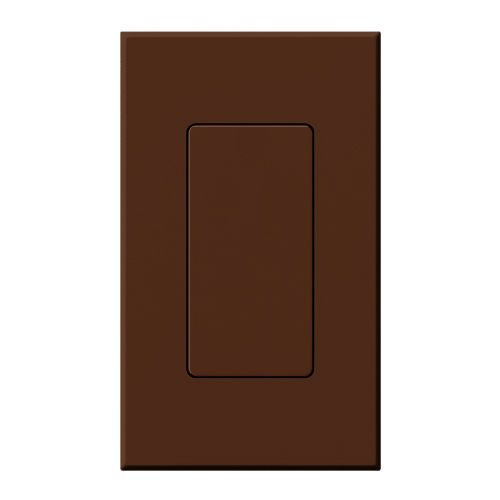 Main product image of Nova T Blank Insert for Architectural Matte Wall Plates, Single Gang Wall Plate Included, Sienna