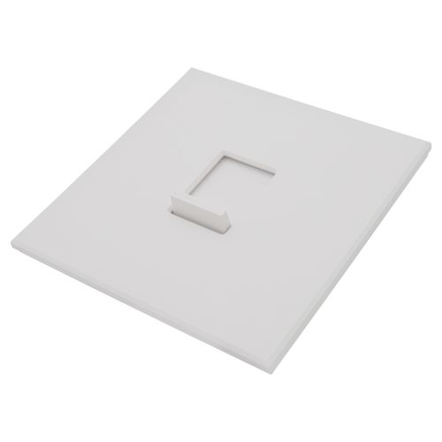 Main product image of Nova T Wall Plate Kit, 1-Gang, Fits 1 Large Nova T/Nova Control, No Fins Broken, Matte Finish, White