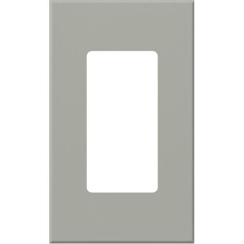 Main product image of Nova T Wall Plate Kit, 1-Gang, Fits Small Accessory/Wall Keypad Insert, No Fins Broken, Matte Finish, Gray