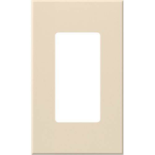 Main product image of Nova T Wall Plate Kit, 1-Gang, Fits Small Accessory/Wall Keypad Insert, No Fins Broken, Matte Finish, Light Almond