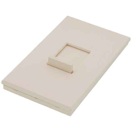 Main product image of Nova T Wall Plate Kit, 1-Gang, Fits 1 Small NovaT/Nova Control, No Fins Broken, Matte Finish, Beige