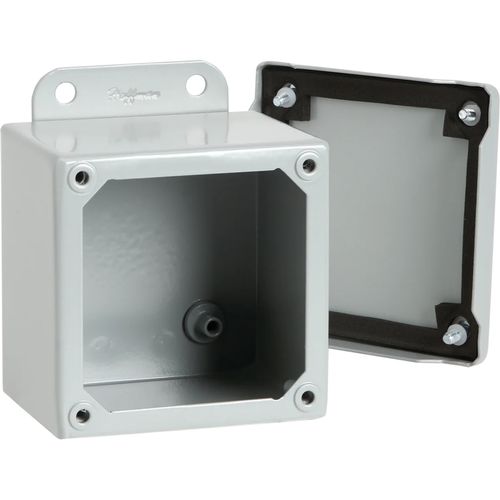 Main product image of 14" x 12" x 6" Screw Cover Enclosure Type 12, Steel (Gray), A1412SC