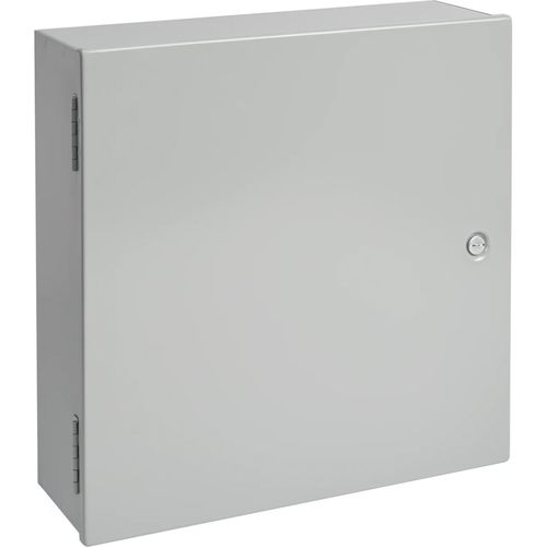 Main product image of 20" x 16" x 8.62" Medium Hinged-Cover Type 1, Steel (Gray), A20N16BLP
