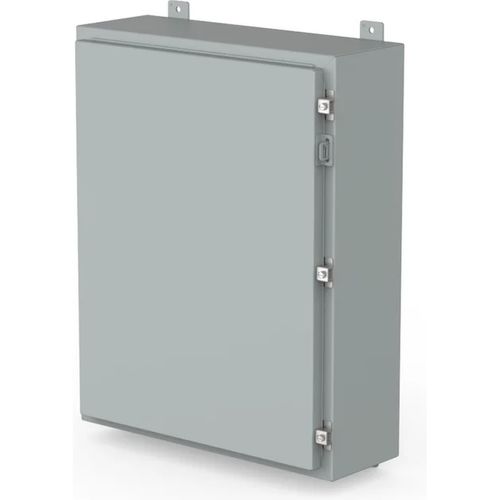 Main product image of 36" x 30" x 12" Continuous Hinge Enclosure with Clamps LP Type 4, Mild Steel (Gray), A363012LP