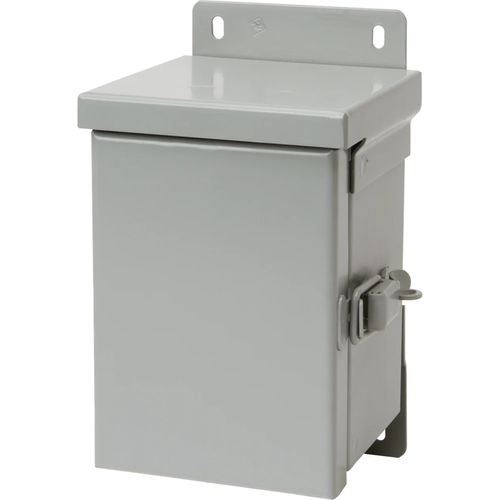 Main product image of 8" x 6" x 4" Hinge-Cover Small Drip-Shield Enclosure Type 3R, Steel (Gray), A8R64HCR