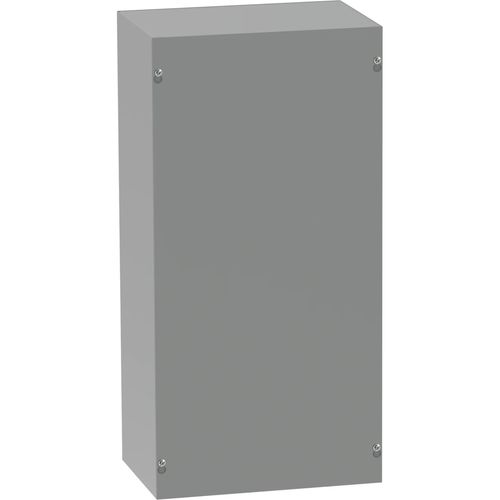 Main product image of 6" x 6" x 6" Screw-Cover Enclosure Type 1 no Knockouts, Steel (Gray), ASE6X6X6NK