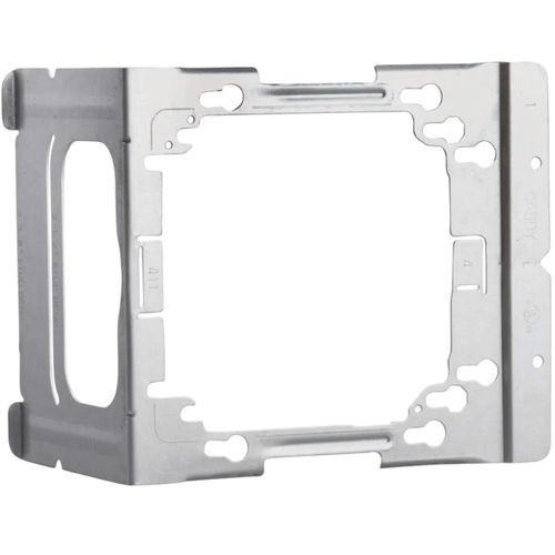 Main product image of 2-1/2" & 3-5/8" Wall Steel Box Bracket, Multi-Size, Square Box Mounting