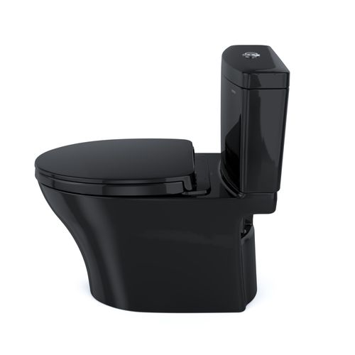 Main product image of MS446124CEMN#51 Aquia IV Washlet+ 2-Piece Elongated Dual Flush 1.28 & 0.9 GPF Toilet (Ebony)