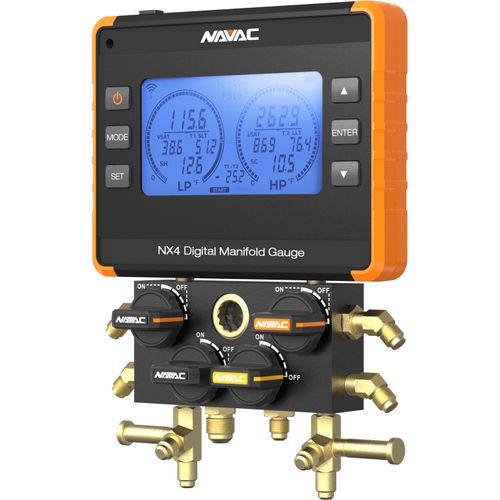 Main product image of NEXUS Digital Manifold Gauge Kit w/ Vacuum Gauge, Bluetooth-Enabled