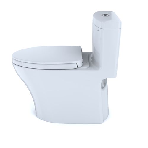 Main product image of MS646124CEMFGN#01 Aquia IV 1-Piece Elongated Dual Flush 1.28 & 0.9 GPF Universal Height, Washlet + Ready Toilet w/ CEFIONTECT (Cotton White)