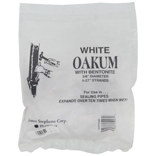 Main product image of 3/8" White Cord Oakum (27" Cut Length) - 1 lb. Bag
