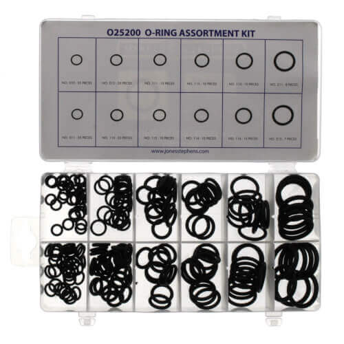 O25200 - Jones Stephens O25200 - 200 Piece Plumber's O-Ring Pack