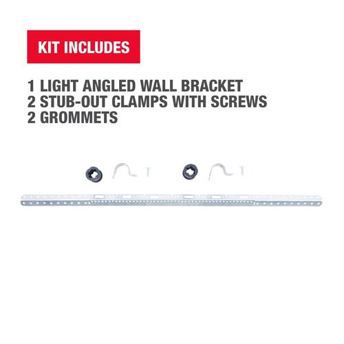Main product image of 12" - 20" Light Angled Wall Bracket Kit w/ (2) 1/2" CPVC/Copper Stub Outs