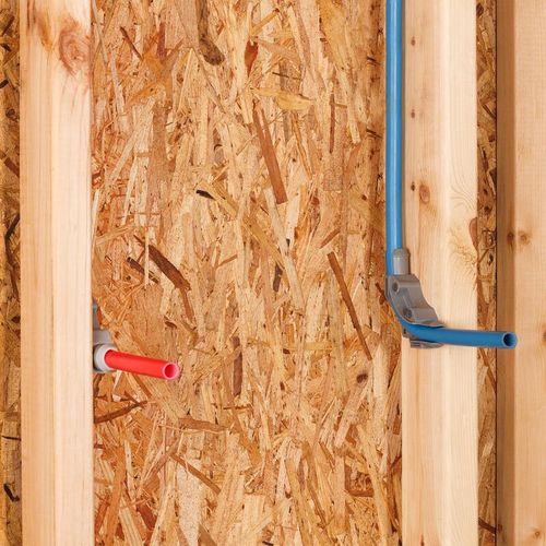 Main product image of 1/2" PEX Stub-Out Clamp with Bend Support for Sliding Wall Bracket