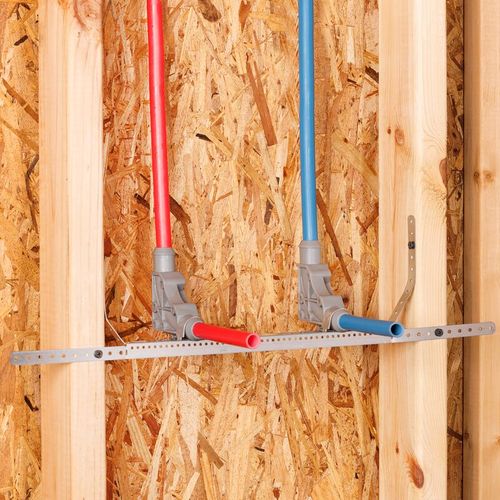 Main product image of 1/2" PEX Stub-Out Clamp with Bend Support for Light Angled Wall Bracket