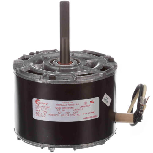 Main product image of 5" Broan OEM Motor (115V, 1000 RPM, 1/12 HP)