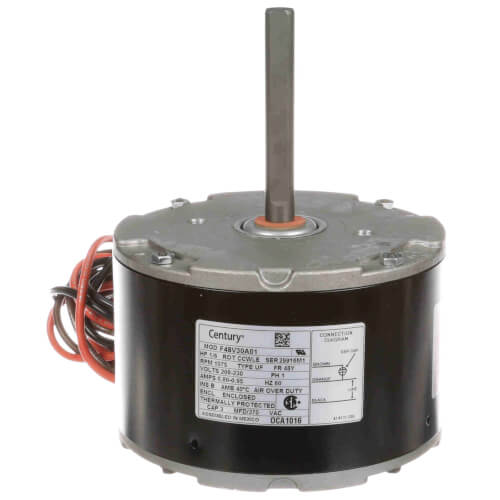 Main product image of 1/6 HP 208-230v OEM Replacement Motor, 1 PH, 1075 RPM, 48 Frame, TEAO