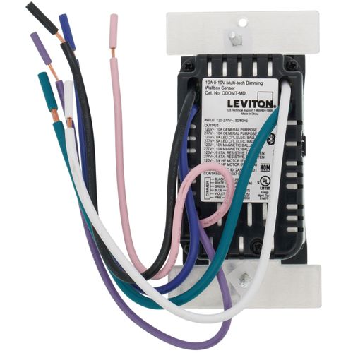 Main product image of Smart Sensor Dimmer, Multi-Tech, 0-10VDIM, 120/277 Vac, 1100 Sq. Ft. - White