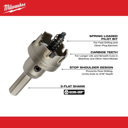 Main product image of 1-7/32" One-Piece Carbide Hole Cutter