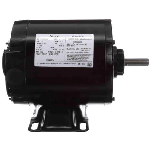 Main product image of 6-1/2" Split Phase Rigid Base Sleeve Bearing Motor (115V, 1725 RPM, 1/3 HP)