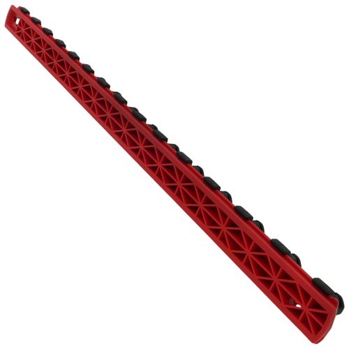 Main product image of 1/2" Drive x 18" Socket Rail, 15 Clips (Red)