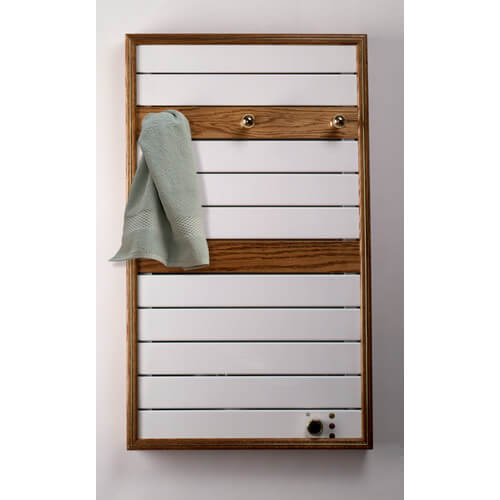 Main product image of 20" x 26" OTW9/D Direct-wire Heritage Electric Omnipanel Towel Radiator (Oak)