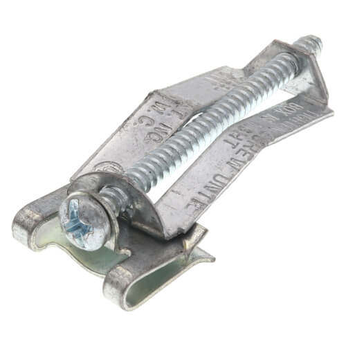 Old Work Box Support Clip, Adapts to Wall Thickness Up to 3/4"