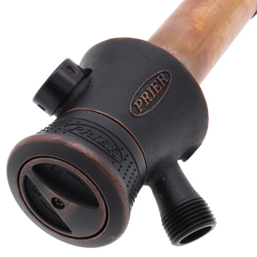 Main product image of P-118 4", 1/2" CTS Single Handle Anti-Siphon Hot/Cold Mixing TrueTemp Outdoor Wall Faucet (Oil Rubbed Bronze)