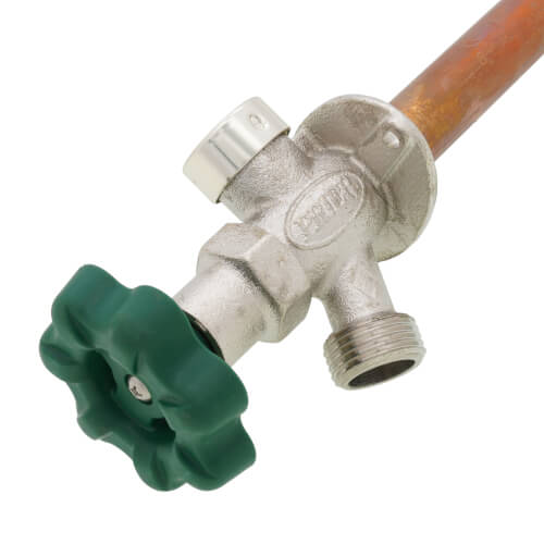 Main product image of P-164 Series 10", 1/2" MPT x 1/2" SWT Inlet Frost-Free Anti-Siphon Quarter-Turn Wall Faucet