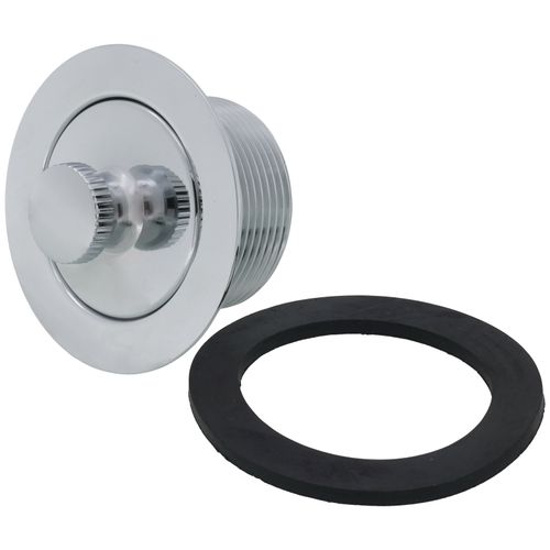 Main product image of 1-1/2" Chrome Plated Lift & Turn Bath Drain (Zinc Body), P-35060